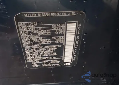 2023 Infiniti Qx55 Luxe Awd z USA, uszkodzony, nr VIN 3PCAJ5JR6PF106461